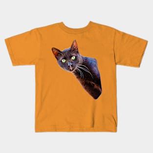 Black Cat Kids T-Shirt